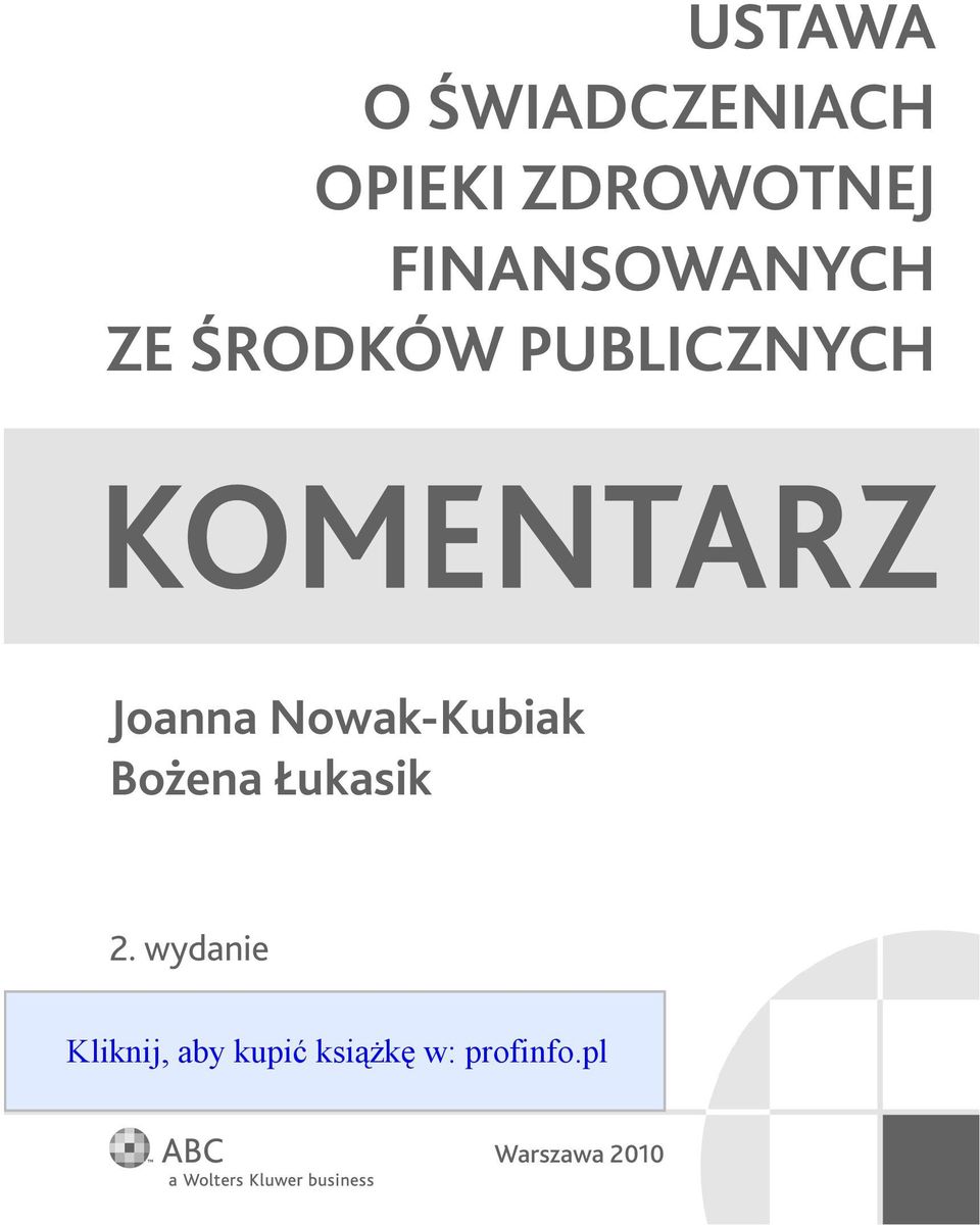 ŚRODKÓW PUBLICZNYCH Joanna