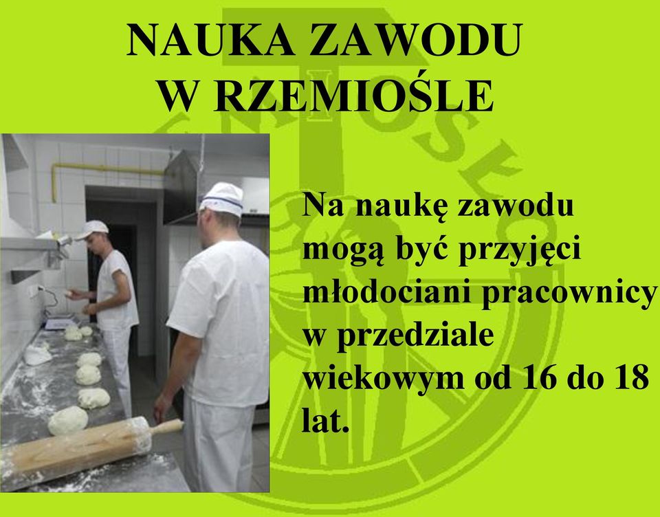 przyjęci młodociani