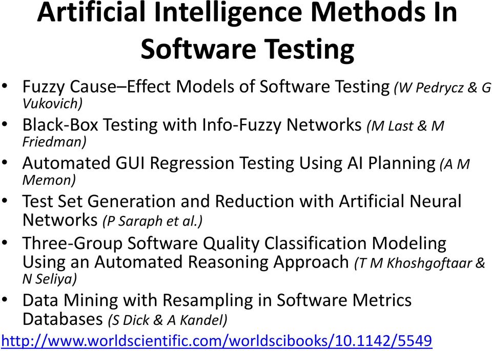 Artificial Neural Networks (P Saraph et al.