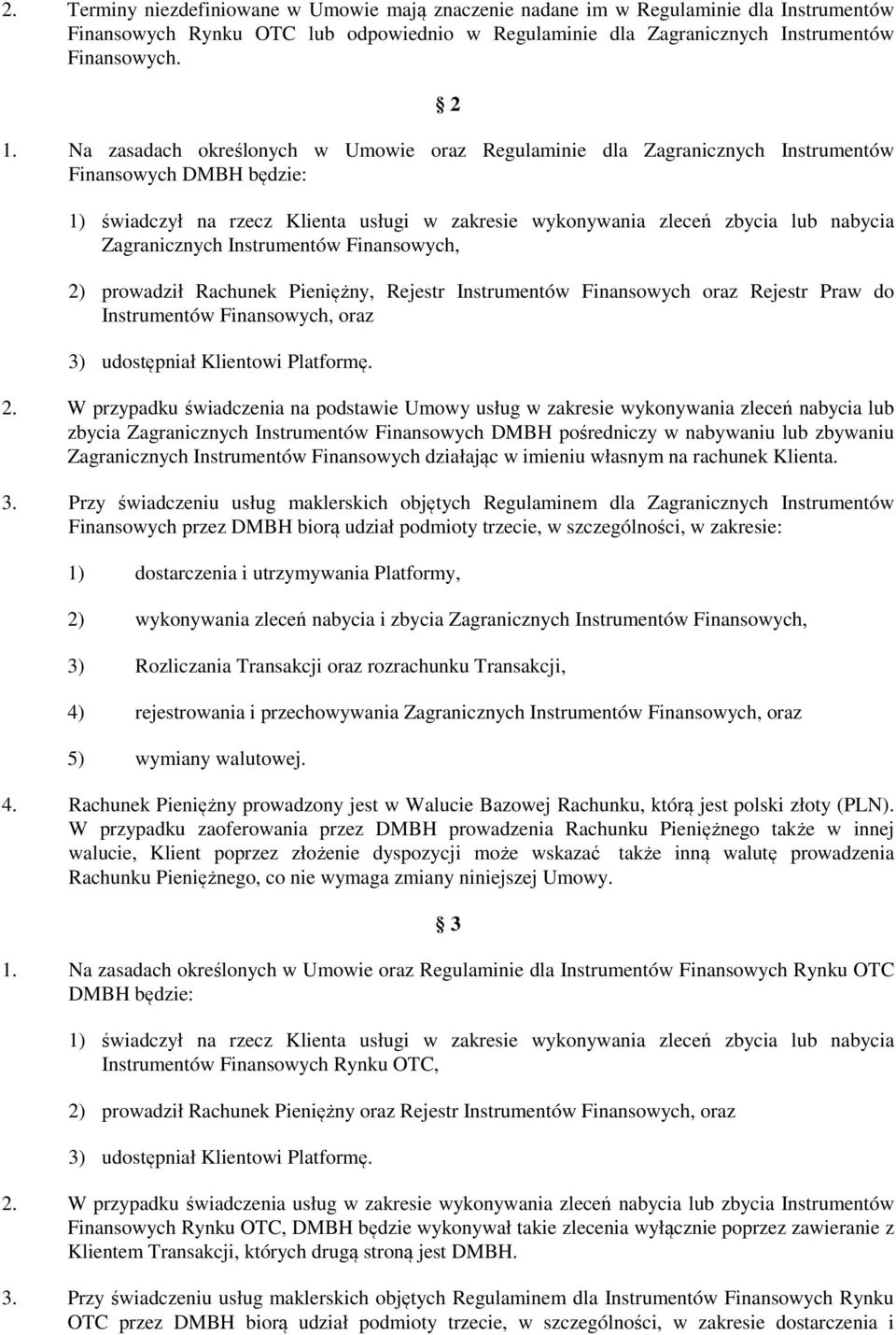 Zagranicznych Instrumentów Finansowych, 2)