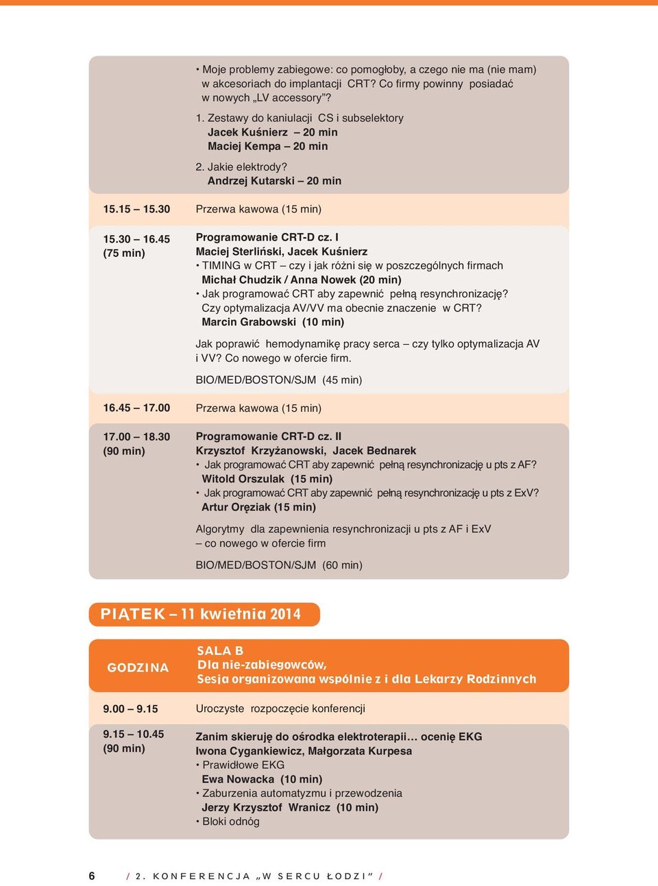 30 (90 min) Programowanie CRT-D cz.