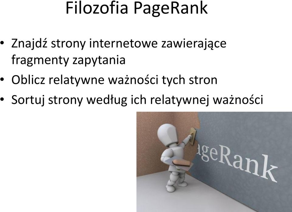zapytania Oblicz relatywne ważności