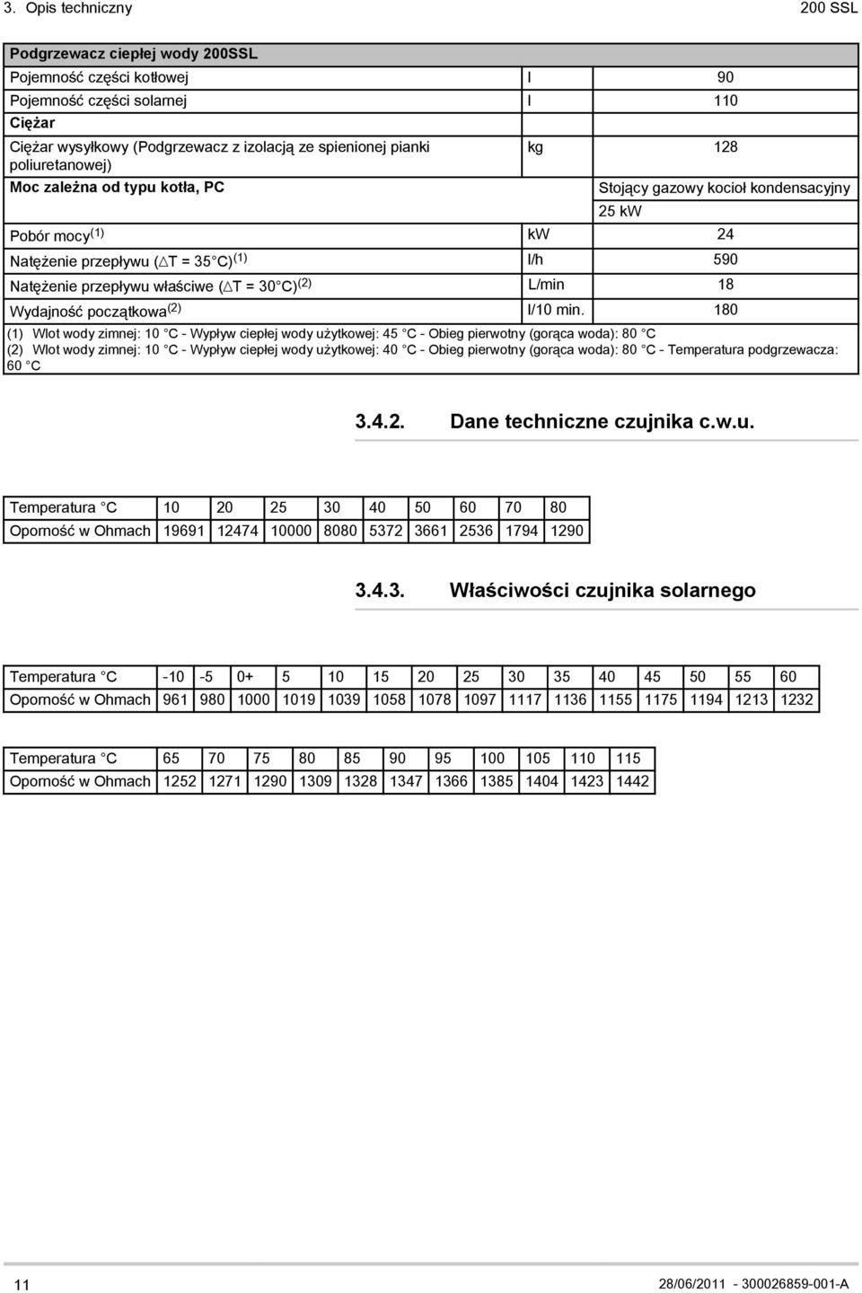 C) (2) L/min 18 Wydajność początkowa (2) l/10 min.