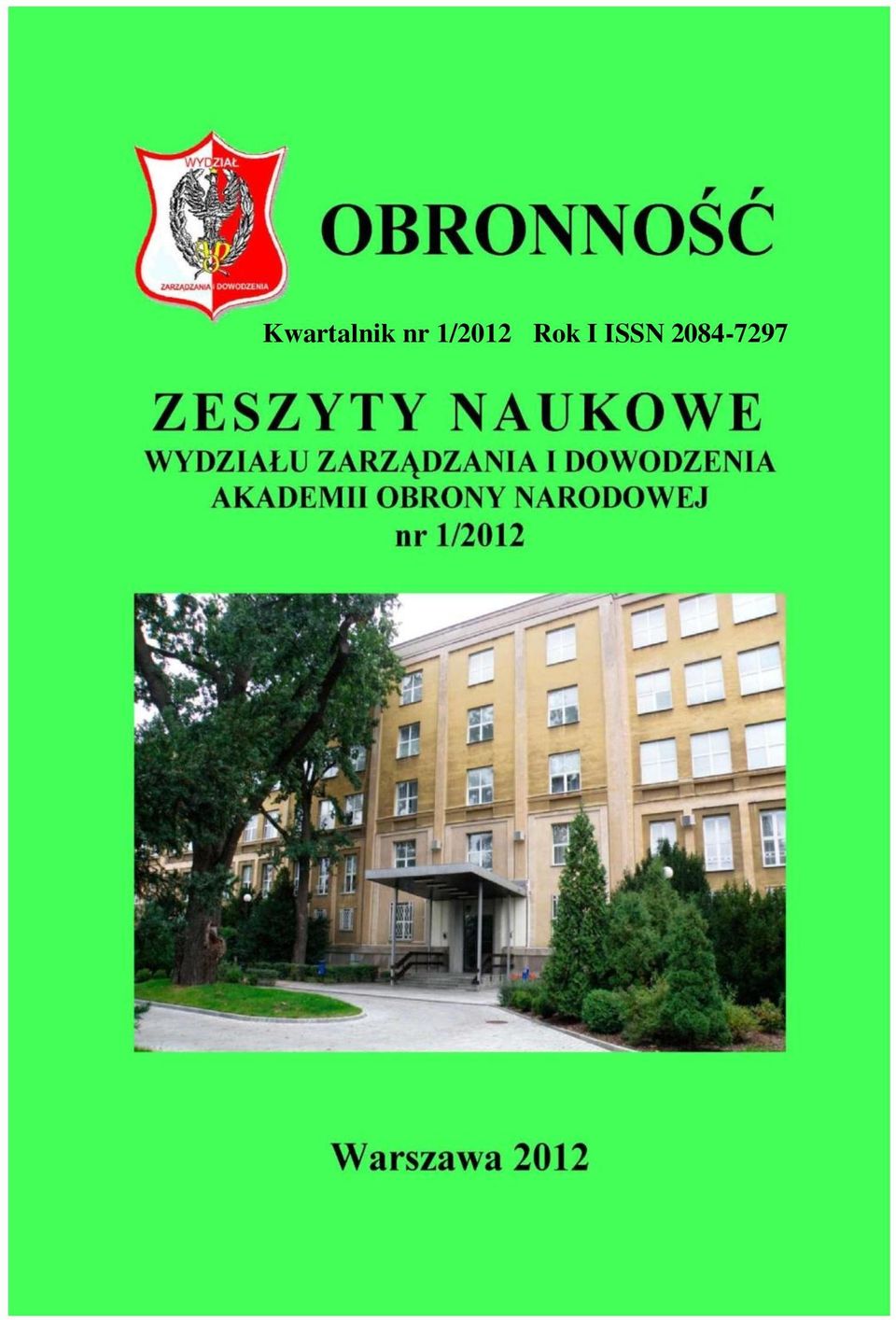 Rok I ISSN
