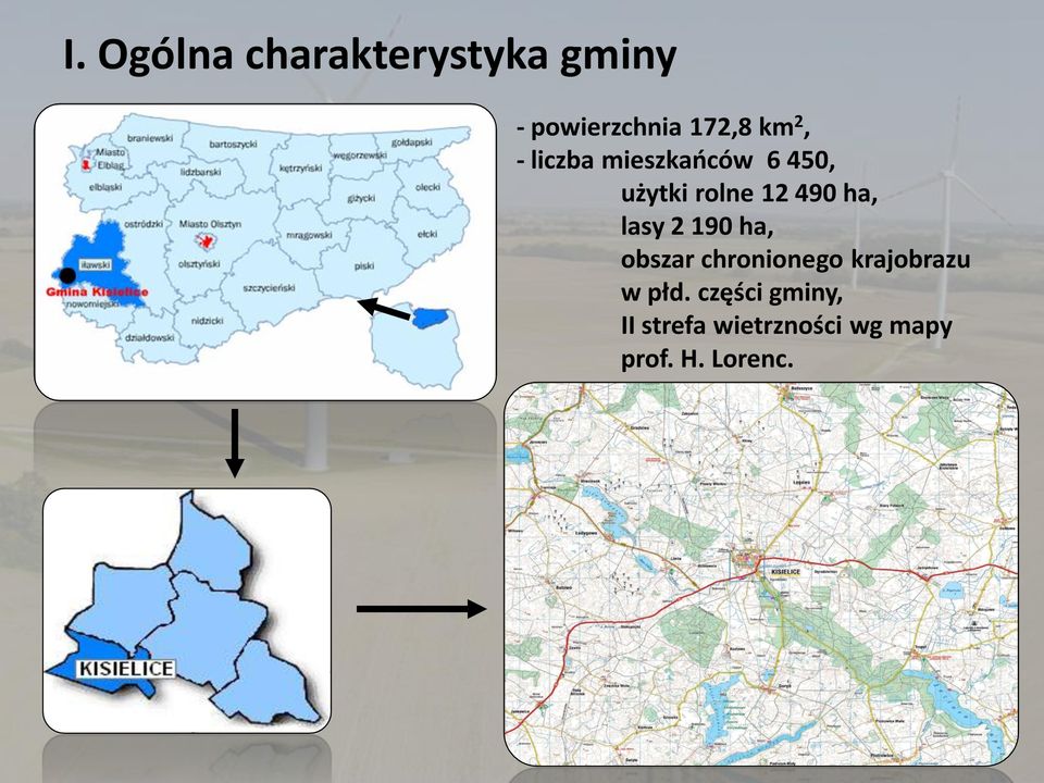 lasy 2 190 ha, obszar chronionego krajobrazu w płd.
