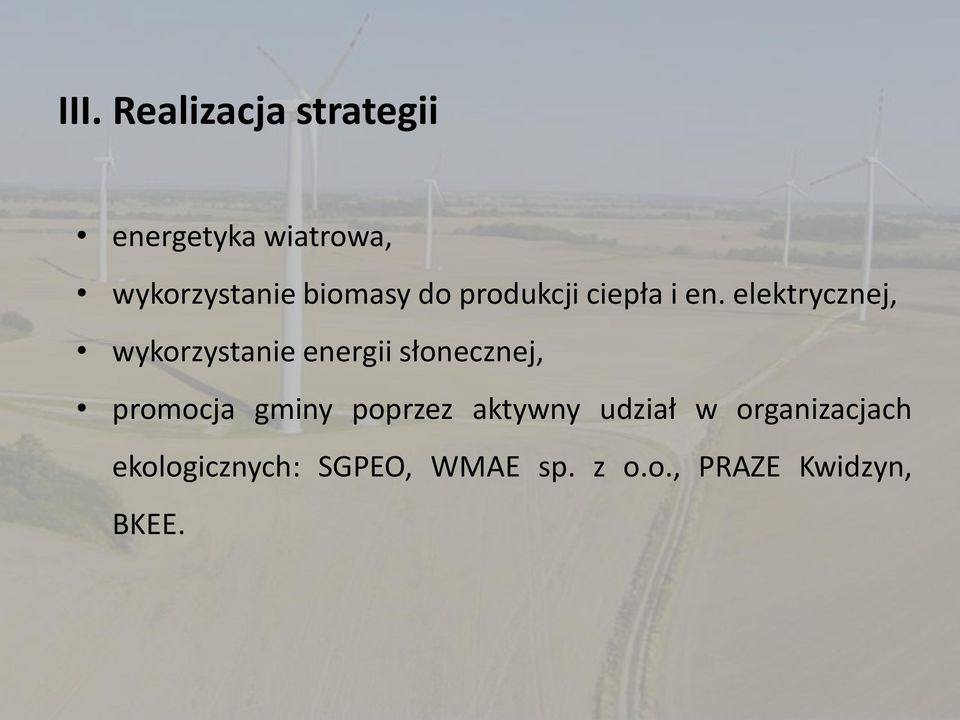 elektrycznej, wykorzystanie energii słonecznej, promocja gminy