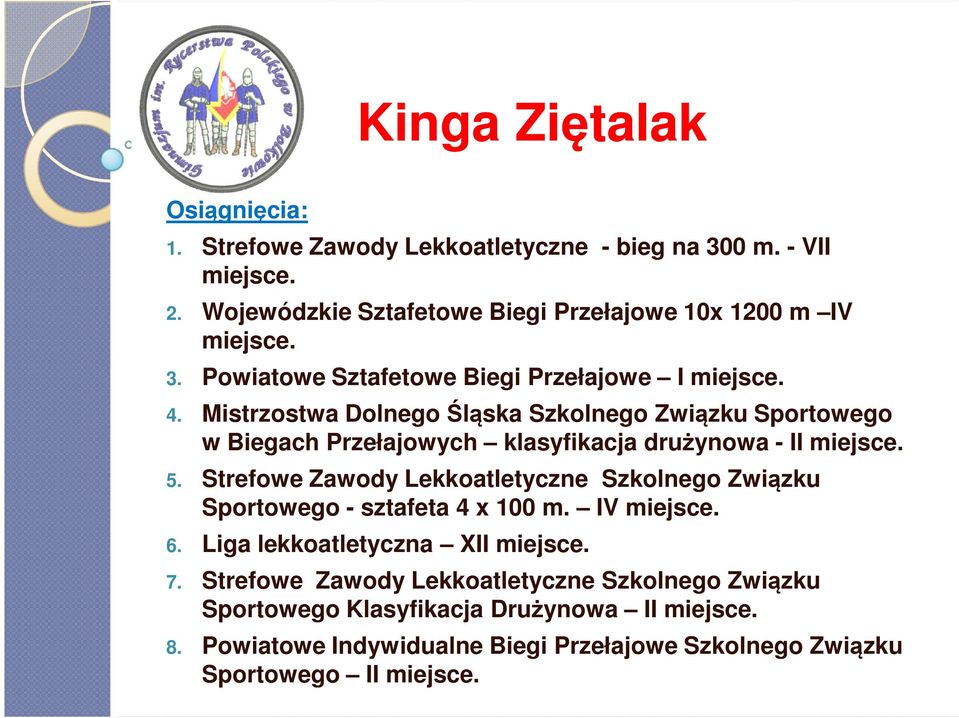 Mistrzostwa Dolnego Śląska Szkolnego Związku Sportowego w Biegach Przełajowych klasyfikacja drużynowa - II 5.