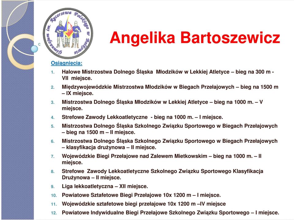 Mistrzostwa Dolnego Śląska Szkolnego Związku Sportowego w Biegach Przełajowych bieg na 1500 m II 6.