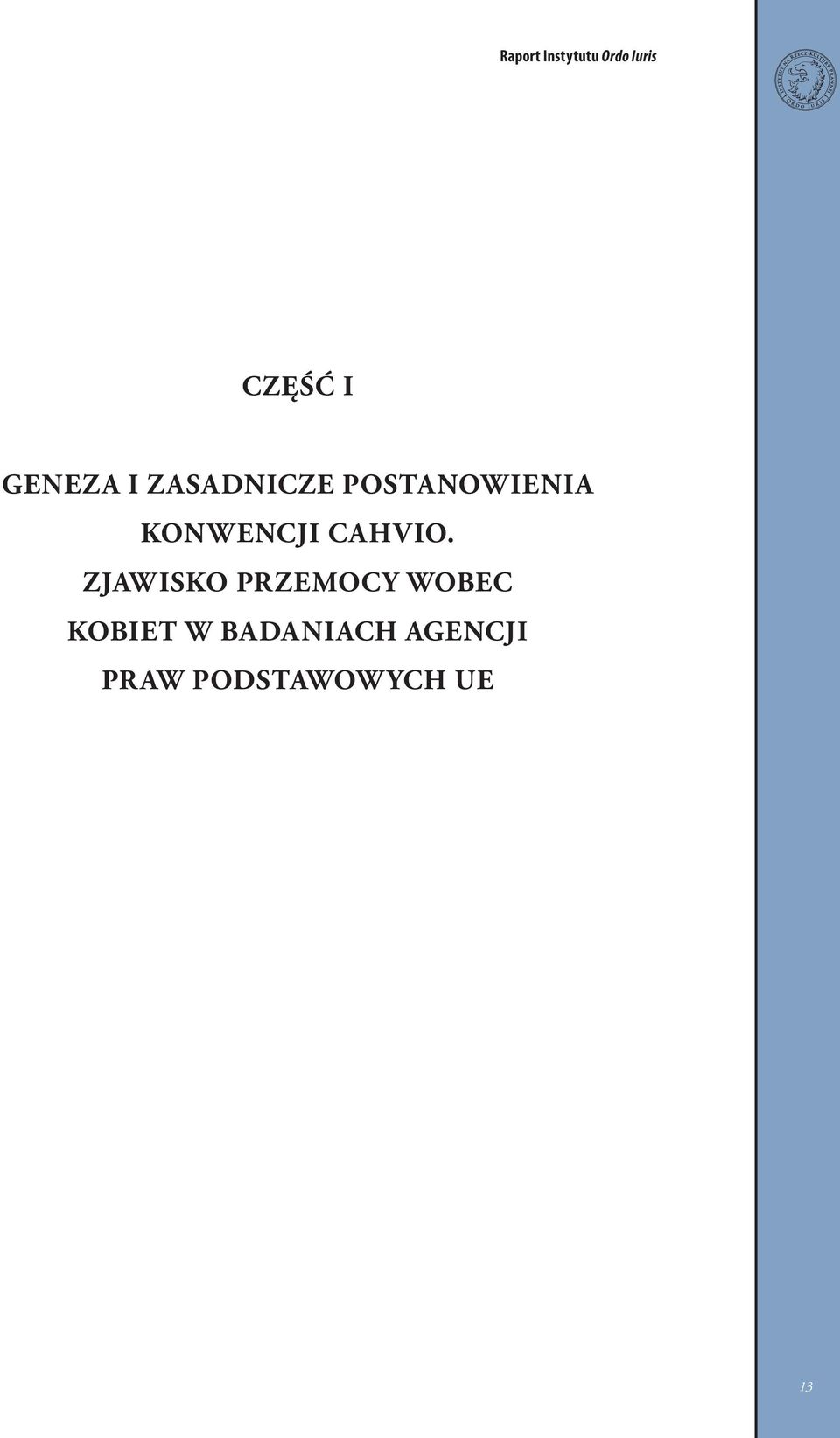 KONWENCJI CAHVIO.