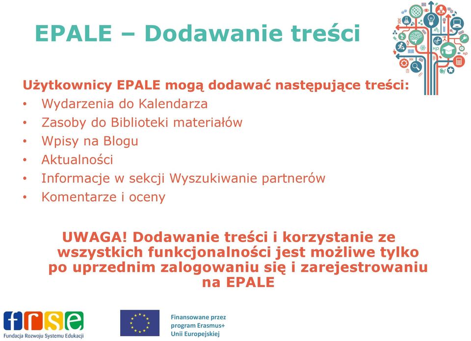 Wyszukiwanie partnerów Komentarze i oceny UWAGA!