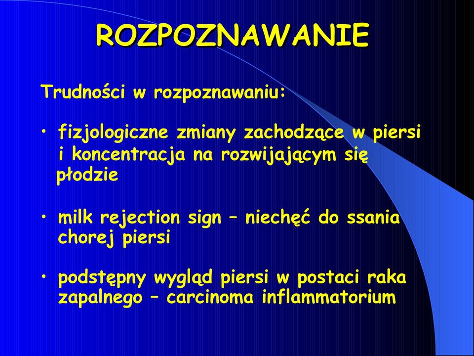 milk rejection sign niechęć do ssania chorej piersi podstępny
