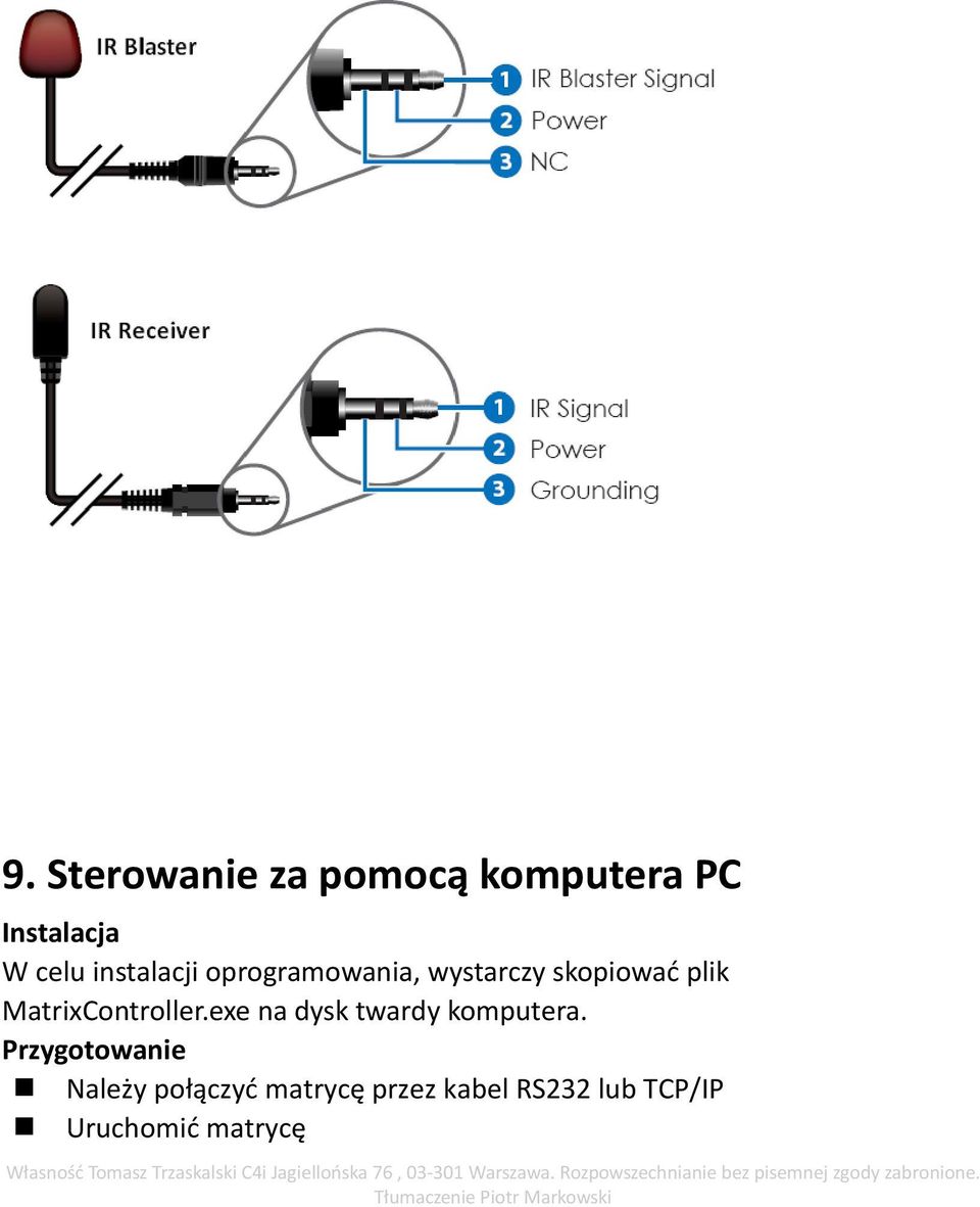 MatrixController.exe na dysk twardy komputera.