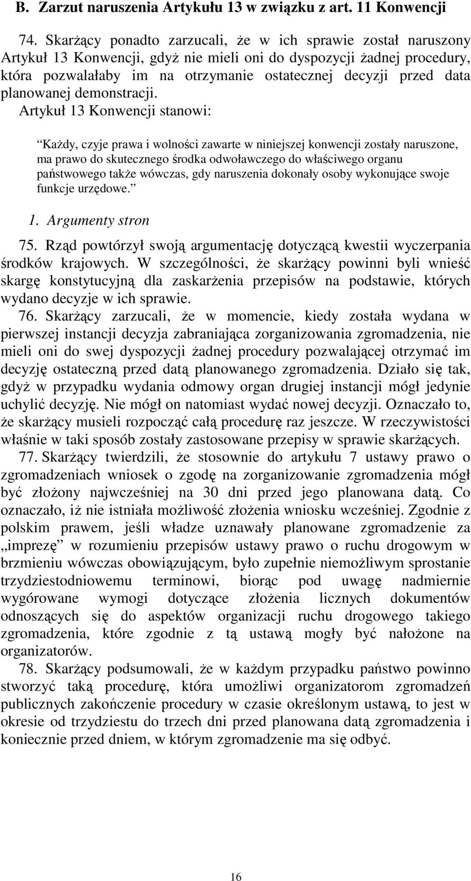 data planowanej demonstracji.