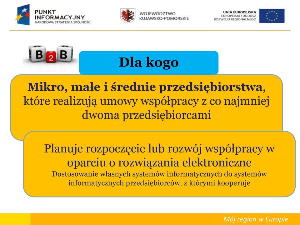 rozwój współpracy w oparciu o rozwiązania elektroniczne Dostosowanie własnych