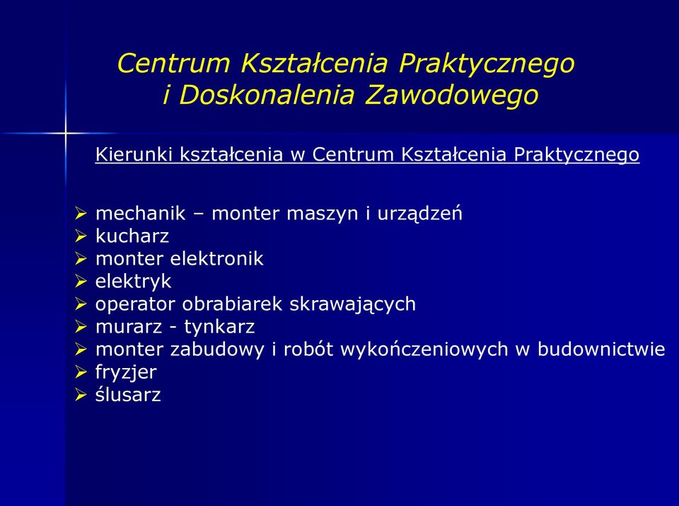 urządzeń kucharz monter elektronik elektryk operator obrabiarek