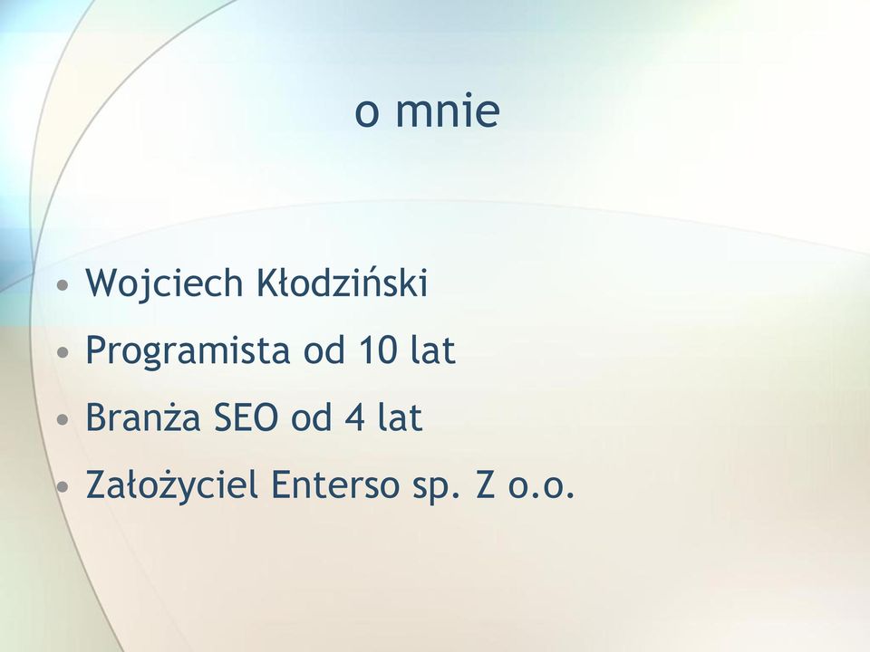 od 10 lat Branża SEO od