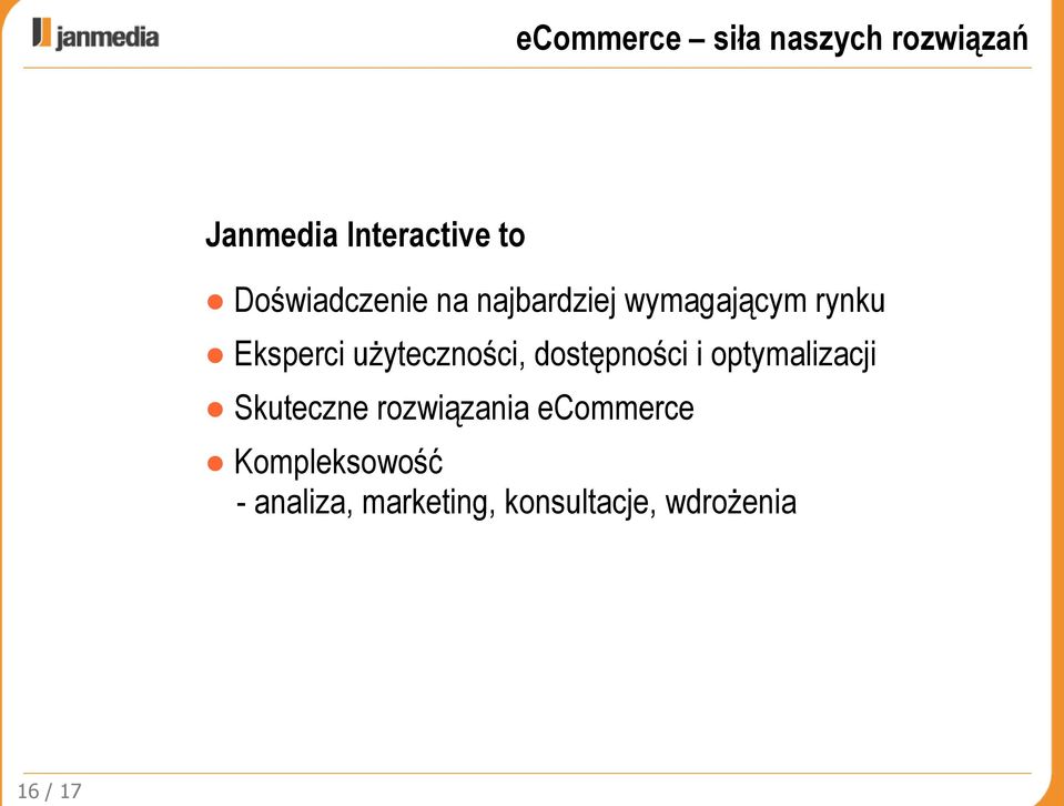 optymalizacji Skuteczne rozwiązania ecommerce