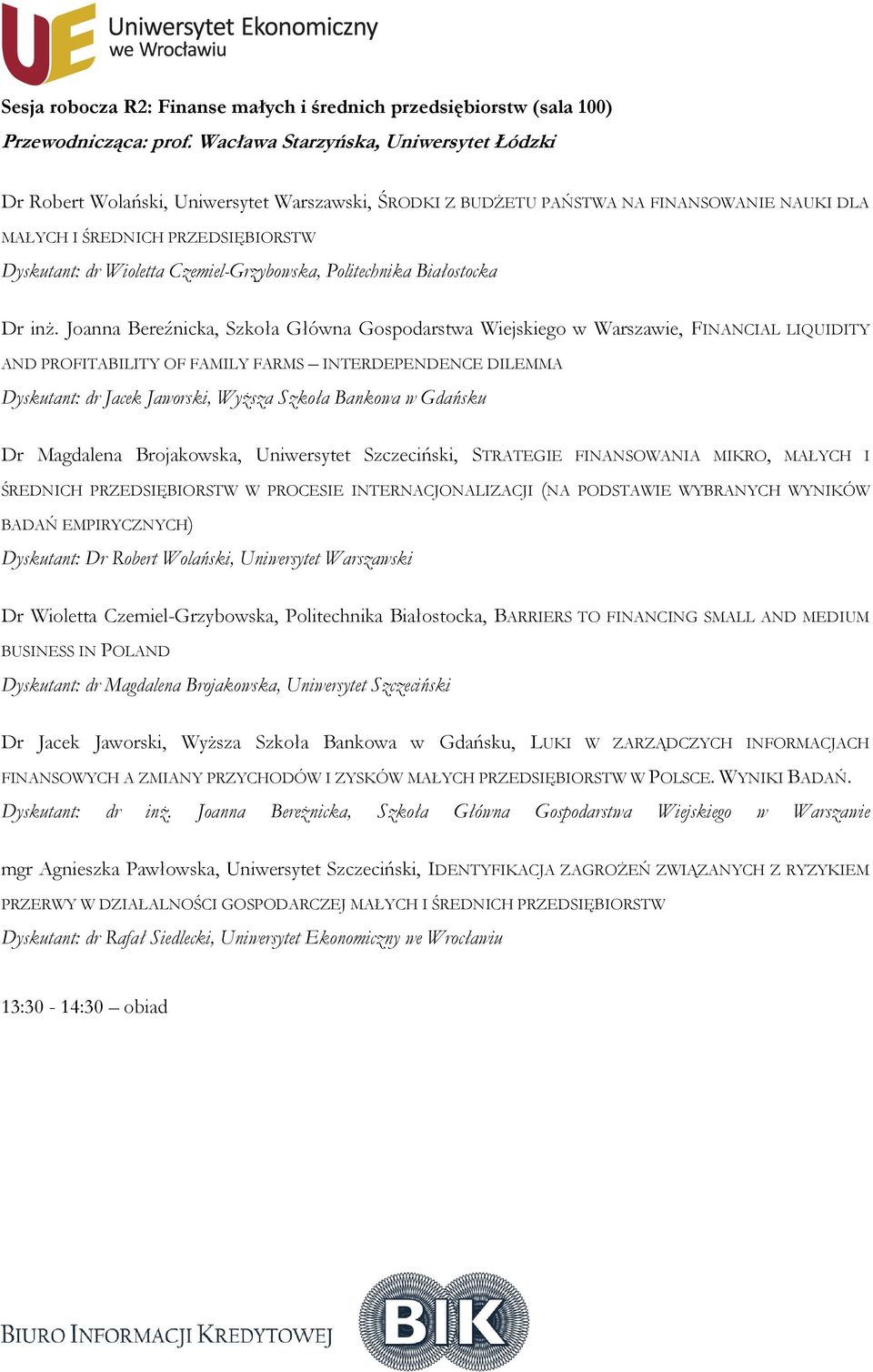 Czemiel-Grzybowska, Politechnika Białostocka Dr inż.