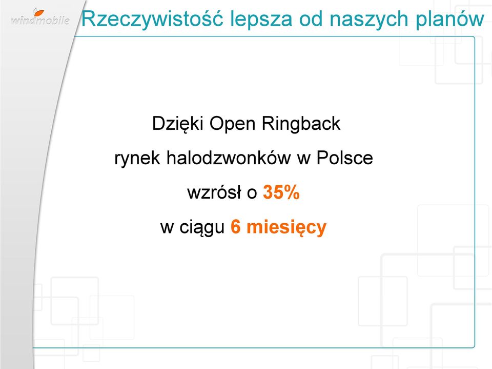 Ringback rynek halodzwonków w