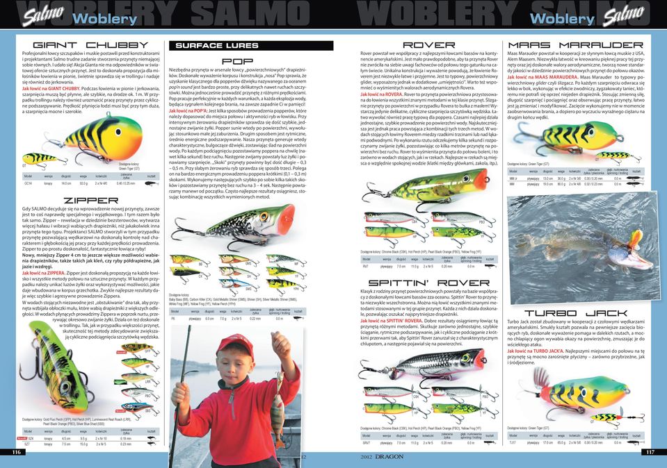 Jest to doskonała propozycja dla miłośników łowienia w pionie, świetnie sprawdza się w trollingu i nadaje się również do jerkowania. Jak łowić na GIAN CHUBBY.