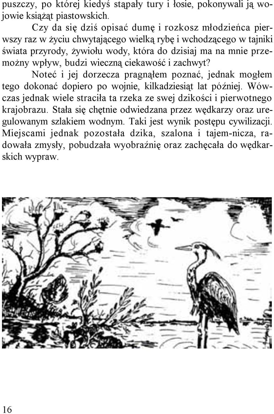 wpływ, budzi wieczną ciekawość i zachwyt? Noteć i jej dorzecza pragnąłem poznać, jednak mogłem tego dokonać dopiero po wojnie, kilkadziesiąt lat później.