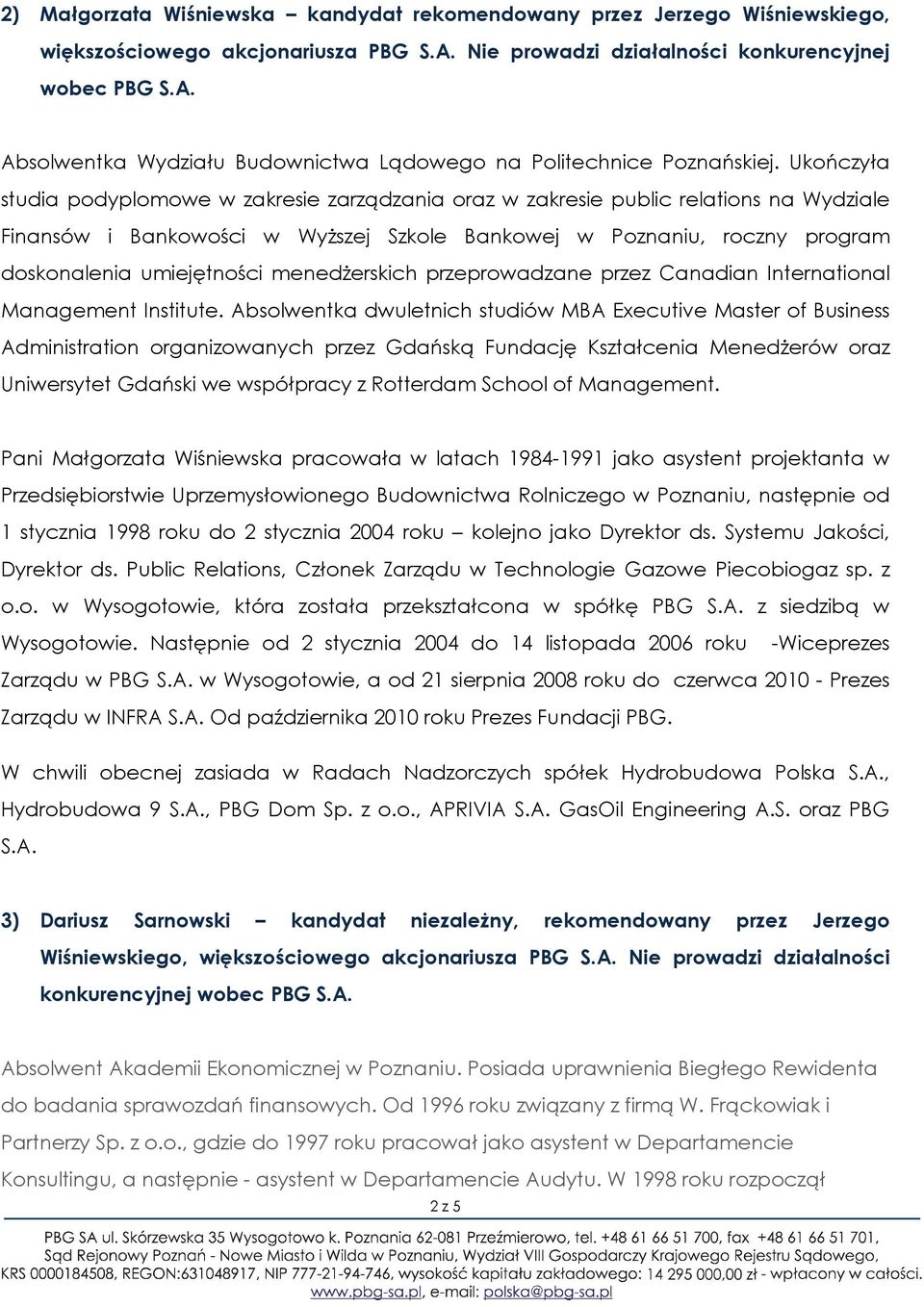 menedżerskich przeprowadzane przez Canadian International Management Institute.