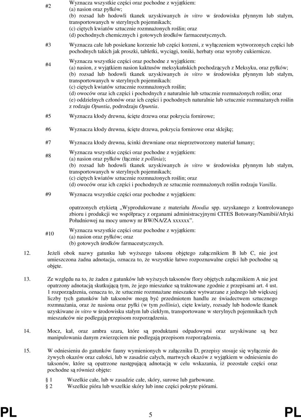 #3 Wyznacza całe lub posiekane korzenie lub części korzeni, z wyłączeniem wytworzonych części lub pochodnych takich jak proszki, tabletki, wyciągi, toniki, herbaty oraz wyroby cukiernicze.