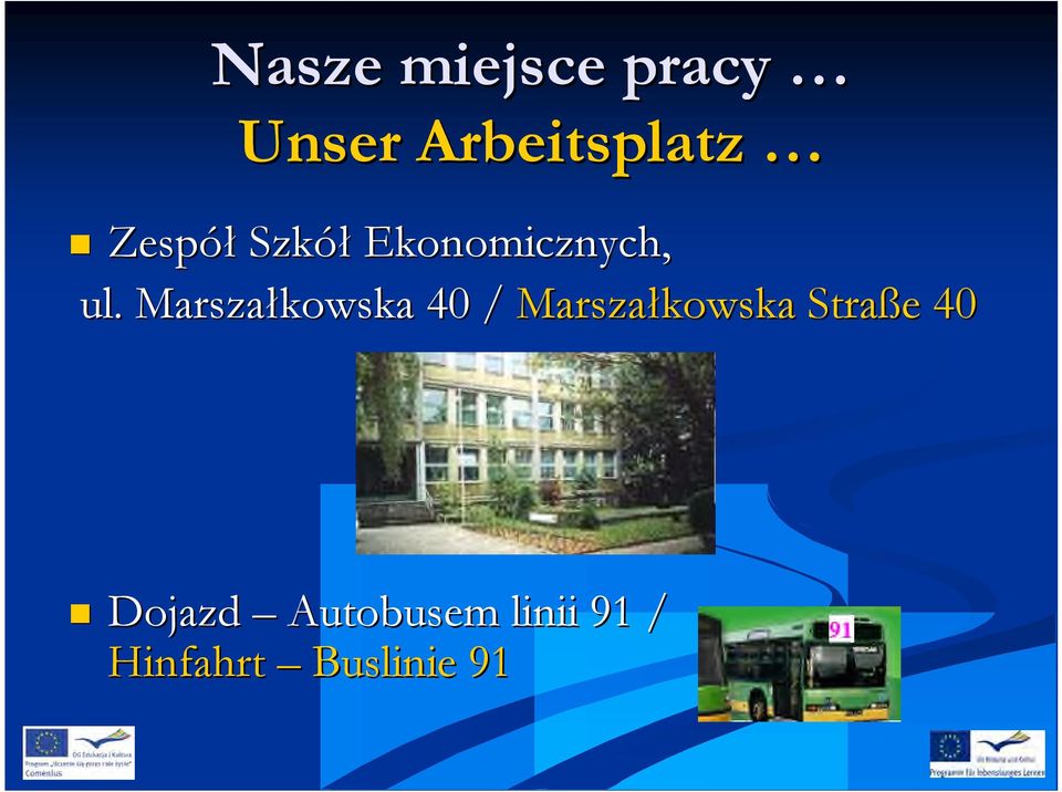 Marszałkowska 40 / Marszałkowska Straße