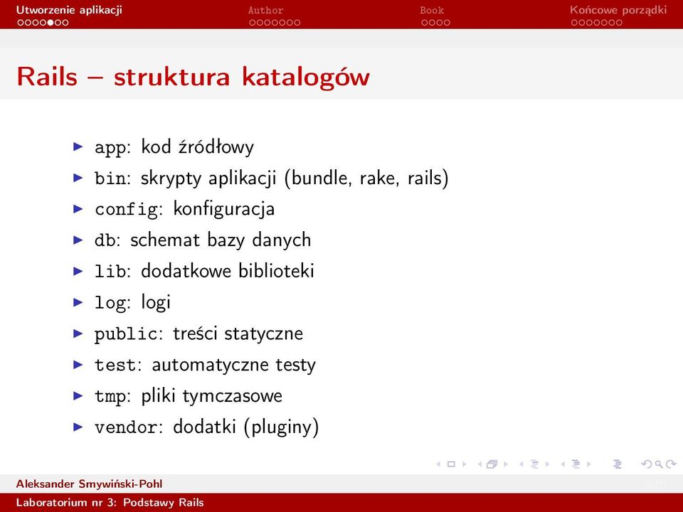 bazy danych lib: dodatkowe biblioteki log: logi public: treści