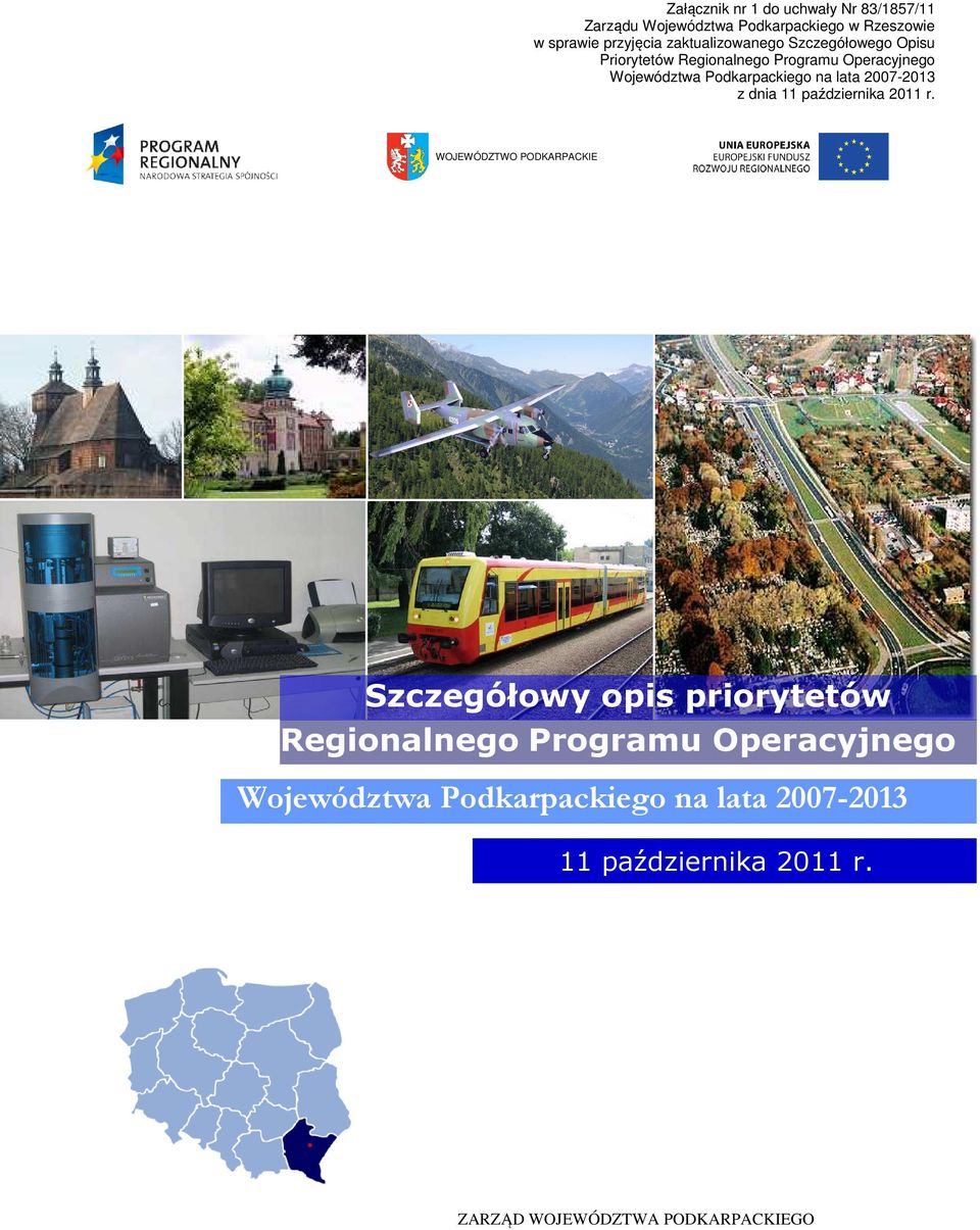 lata 2007-2013 z dnia 11 października 2011 r.