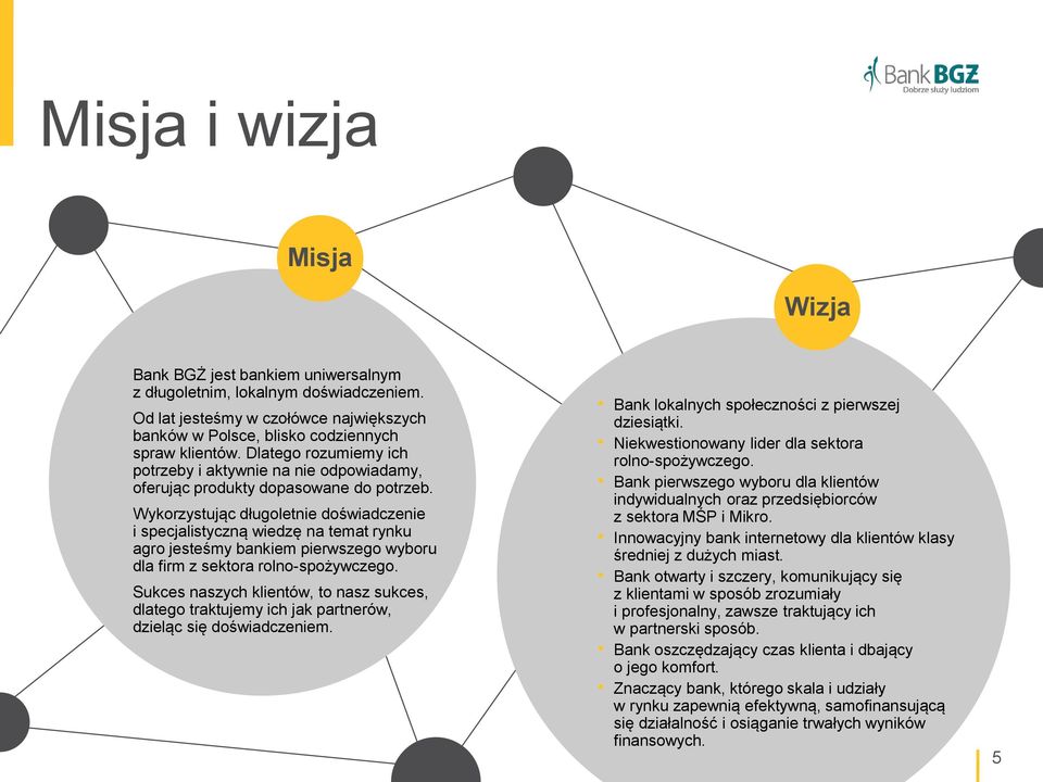 Wykorzystując długoletnie doświadczenie i specjalistyczną wiedzę na temat rynku agro jesteśmy bankiem pierwszego wyboru dla firm z sektora rolno-spożywczego.