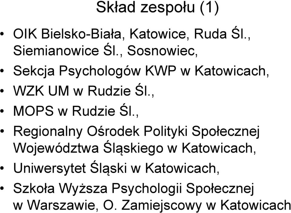 , MOPS w Rudzie Śl.