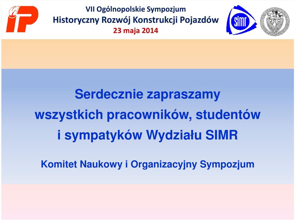 zapraszamy wszystkich pracowników, studentów i