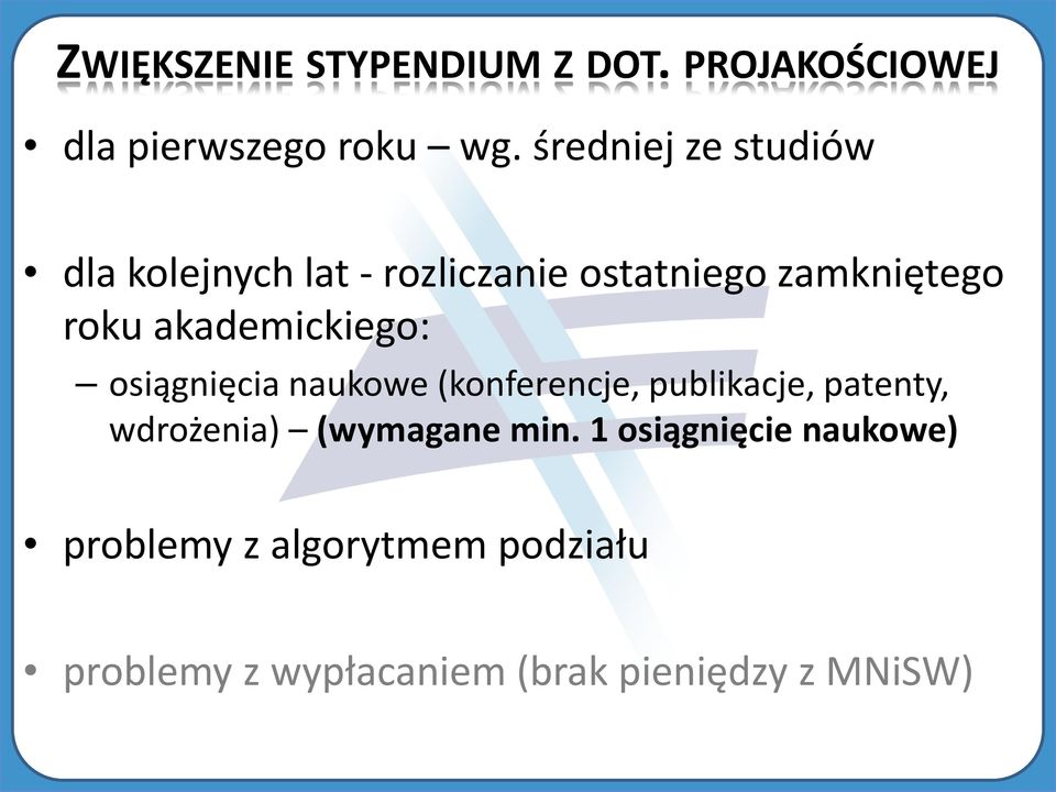 akademickiego: osiągnięcia naukowe (konferencje, publikacje, patenty, wdrożenia)