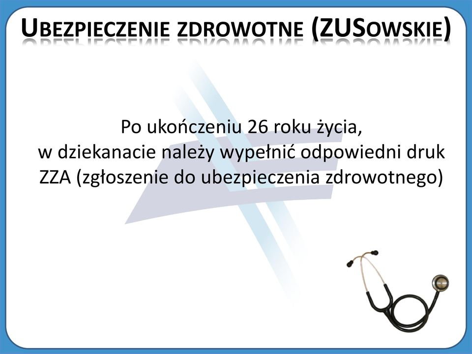 dziekanacie należy wypełnić odpowiedni