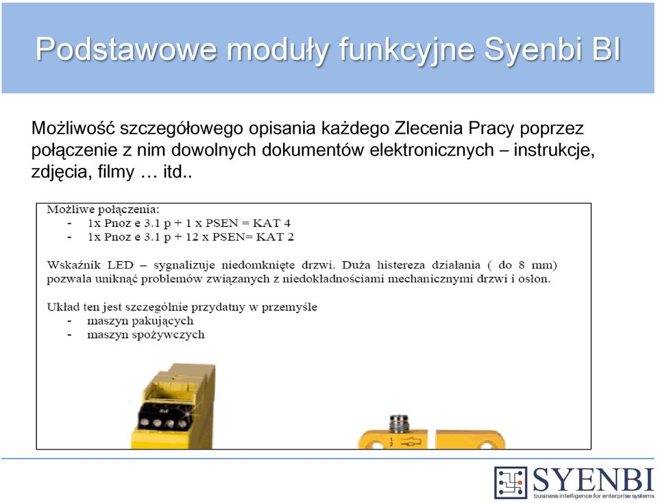 Zlecenia Pracy poprzez połączenie z nim