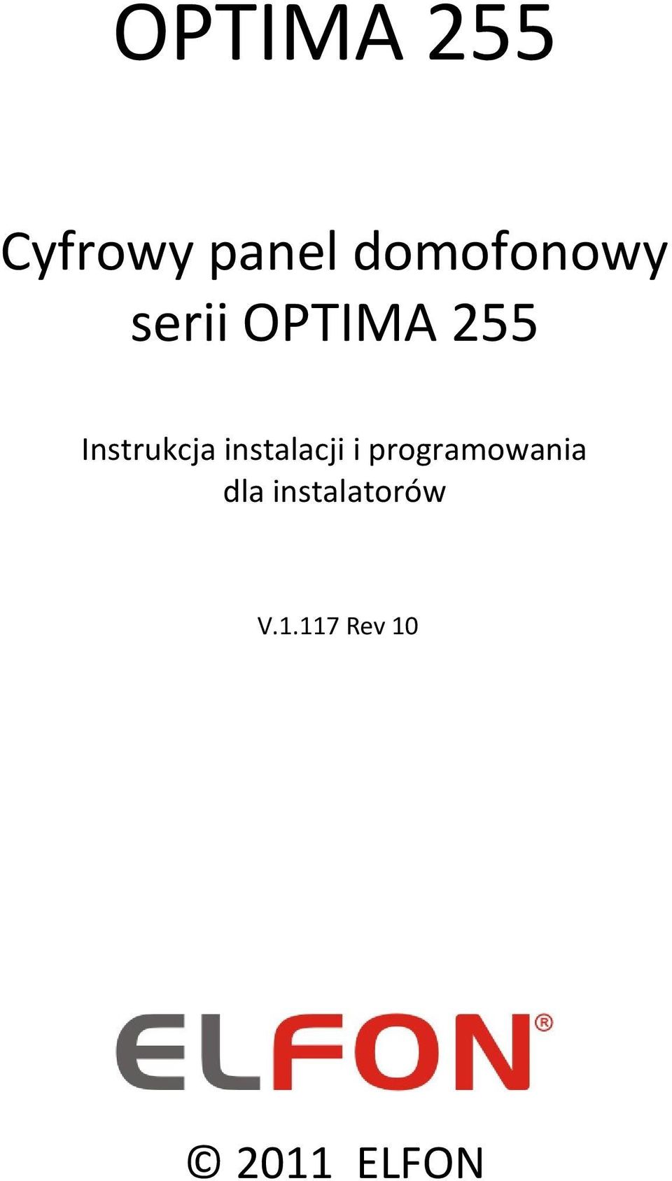 Instrukcja instalacji i