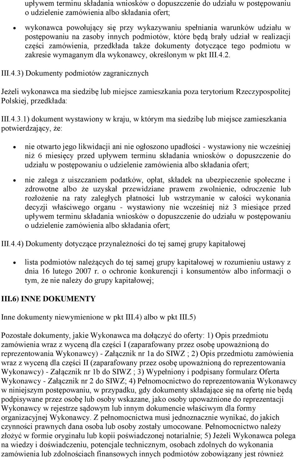 pkt III.4.2. III.4.3)