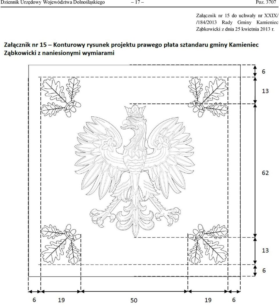 3707 Załącznik nr 15 do uchwały nr XXIX/