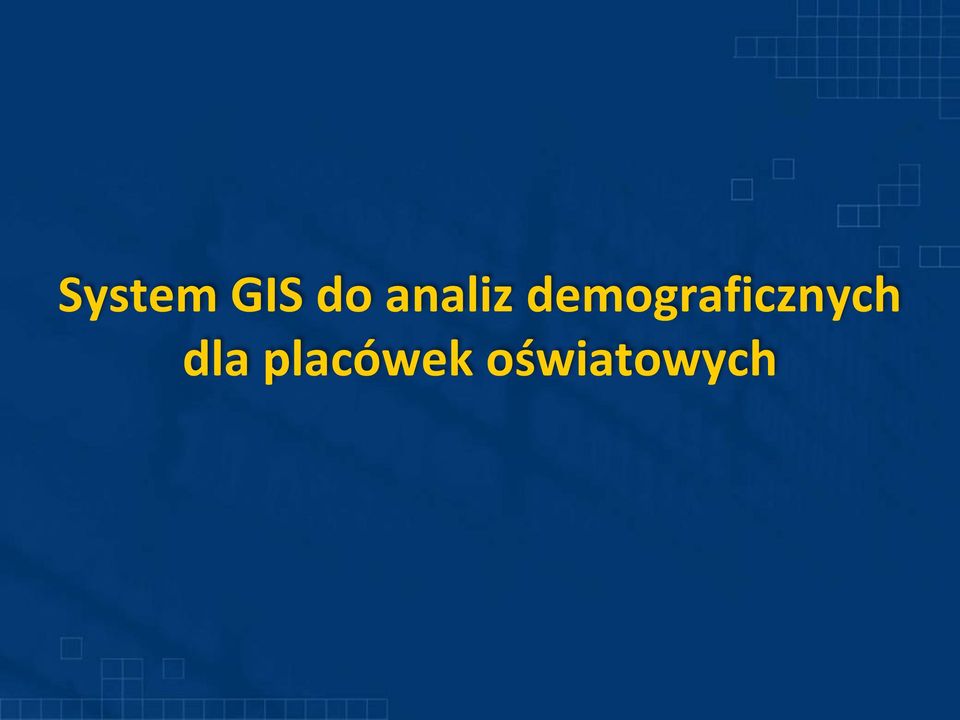 demograficznych