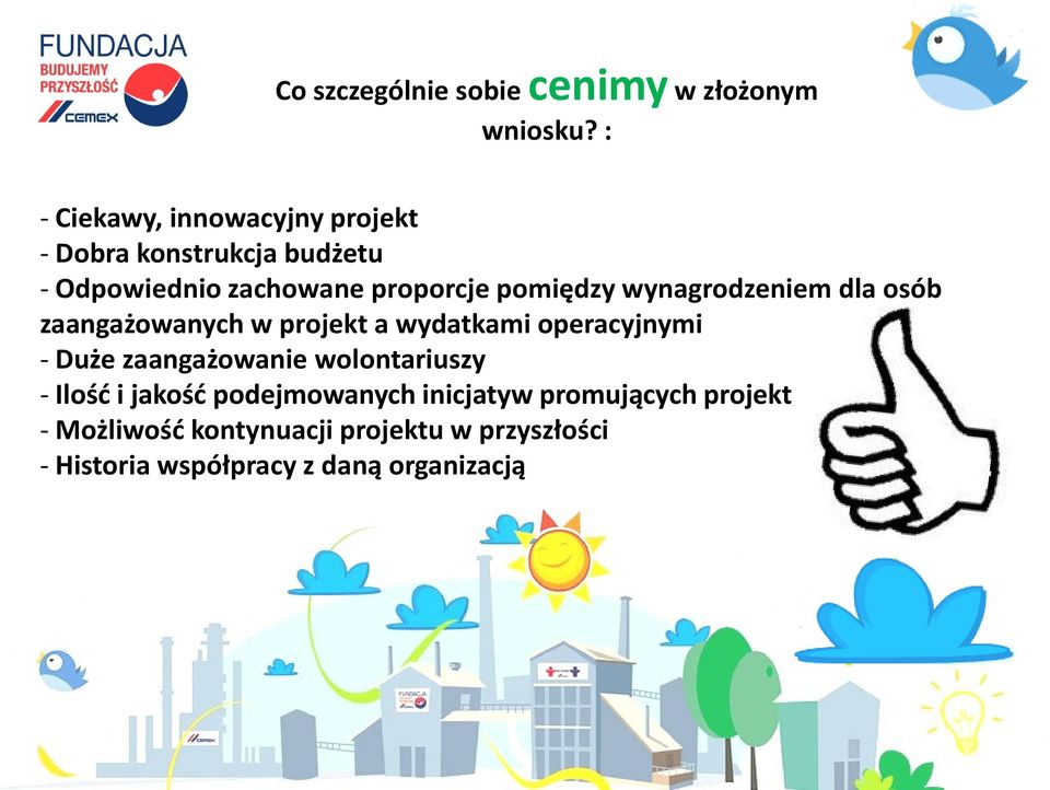 pomiędzy wynagrodzeniem dla osób zaangażowanych w projekt a wydatkami operacyjnymi - Duże