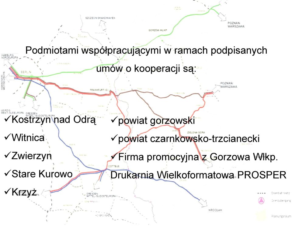 Kostrzyn nad Odrą Witnica Zwierzyn Stare Kurowo Krzyż powiat gorzowski