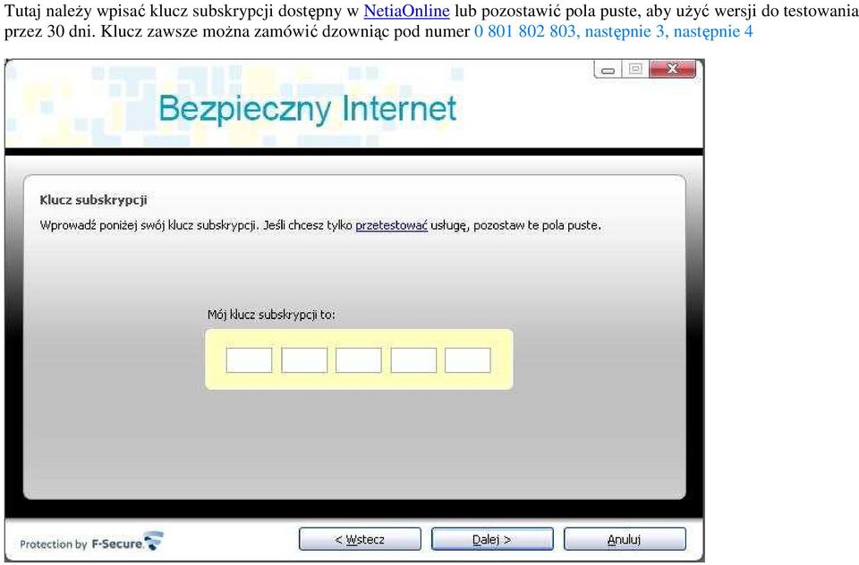 do testowania przez 30 dni.