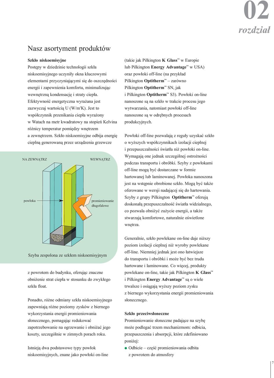 Jest to współczynnik przenikania ciepła wyrażony w Watach na metr kwadratowy na stopień Kelvina różnicy temperatur pomiędzy wnętrzem a zewnętrzem.