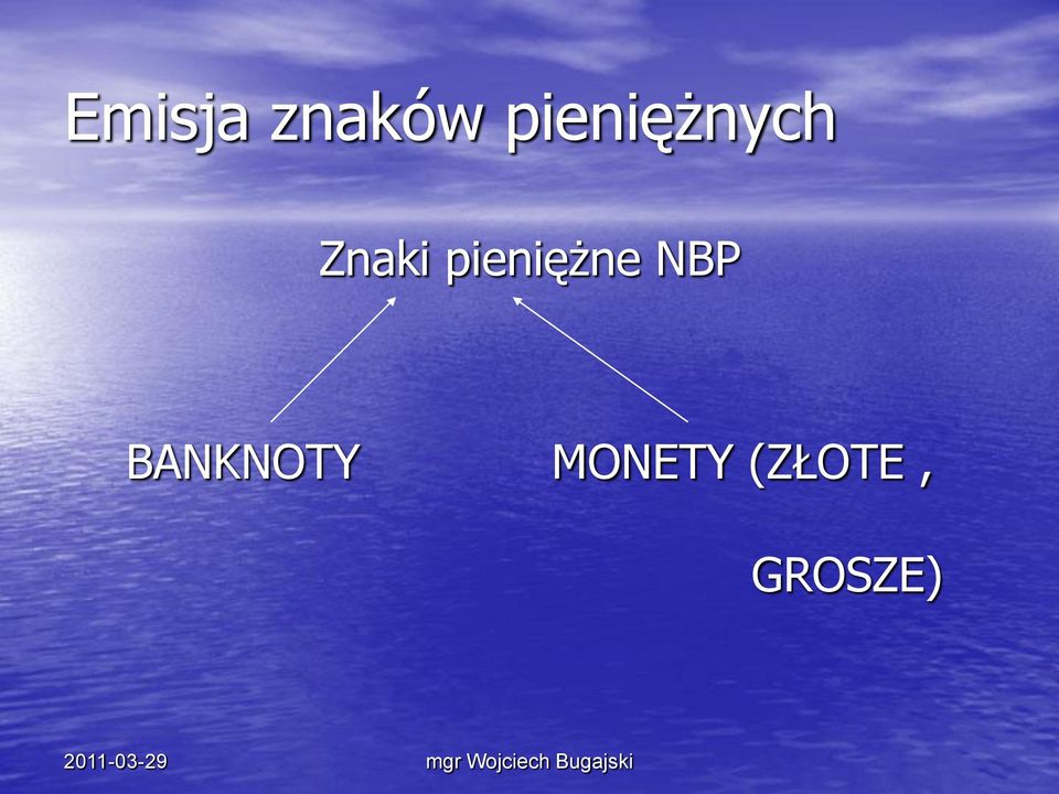 pieniężne NBP