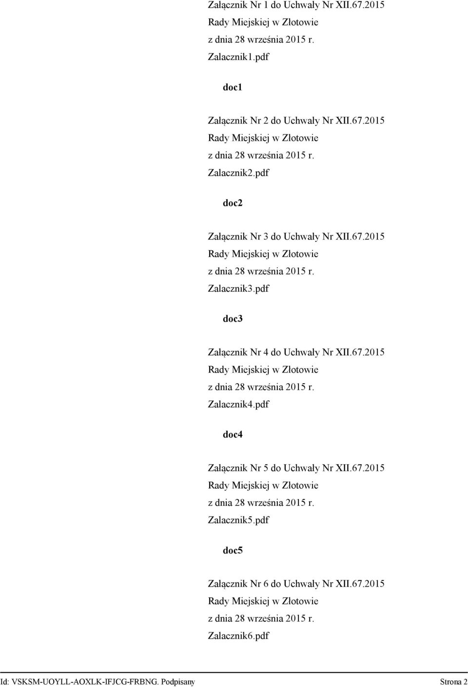 67.2015 Zalacznik4.pdf doc4 Załącznik Nr 5 do Uchwały Nr XII.67.2015 Zalacznik5.