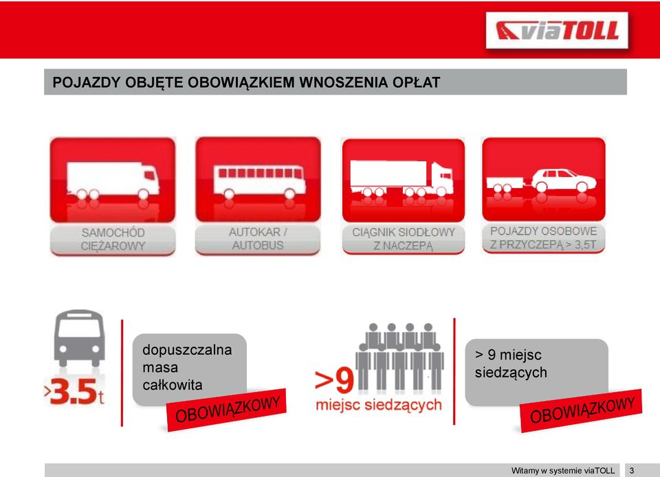masa całkowita > 9 miejsc