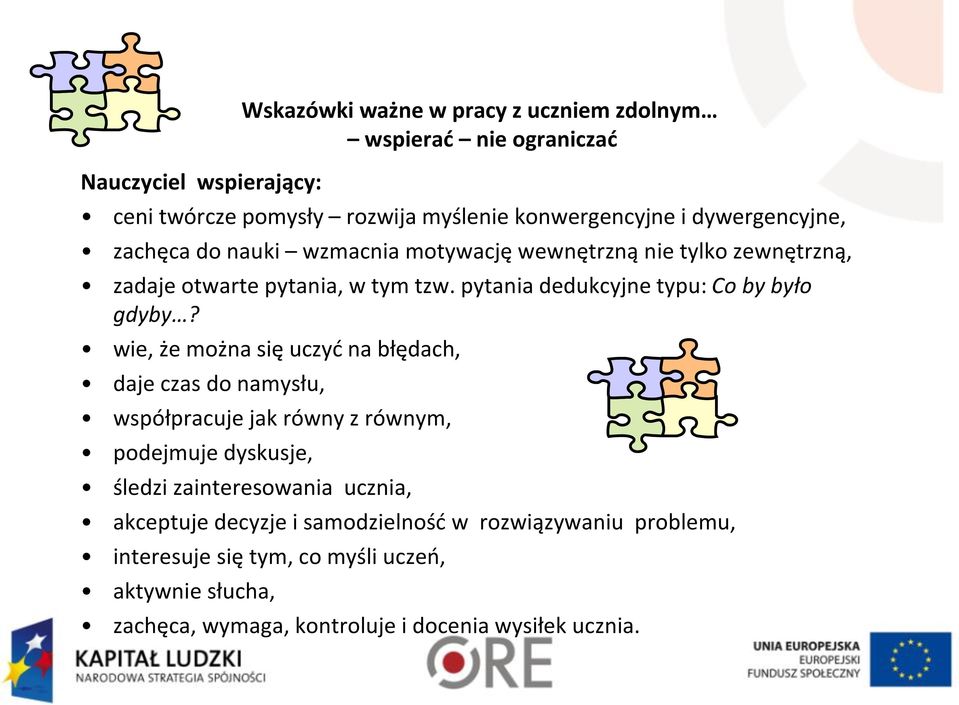 pytania dedukcyjne typu: Co by było gdyby?