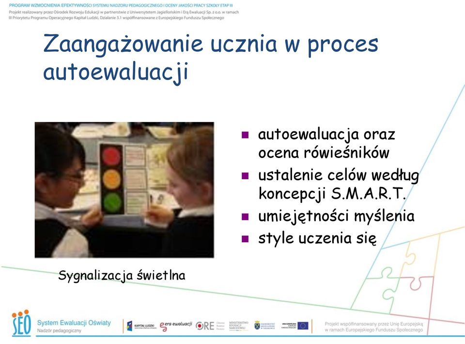 celów według koncepcji S.M.A.R.T.