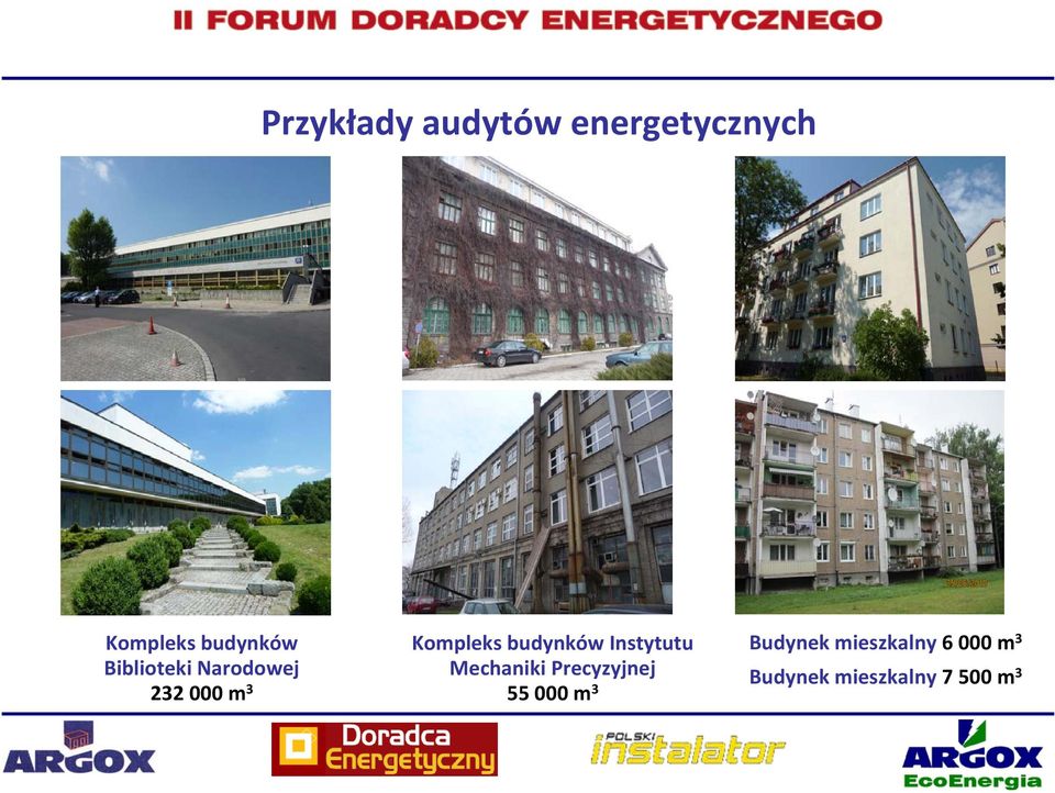Instytutu Mechaniki Precyzyjnej 55 000 m 3 Budynek